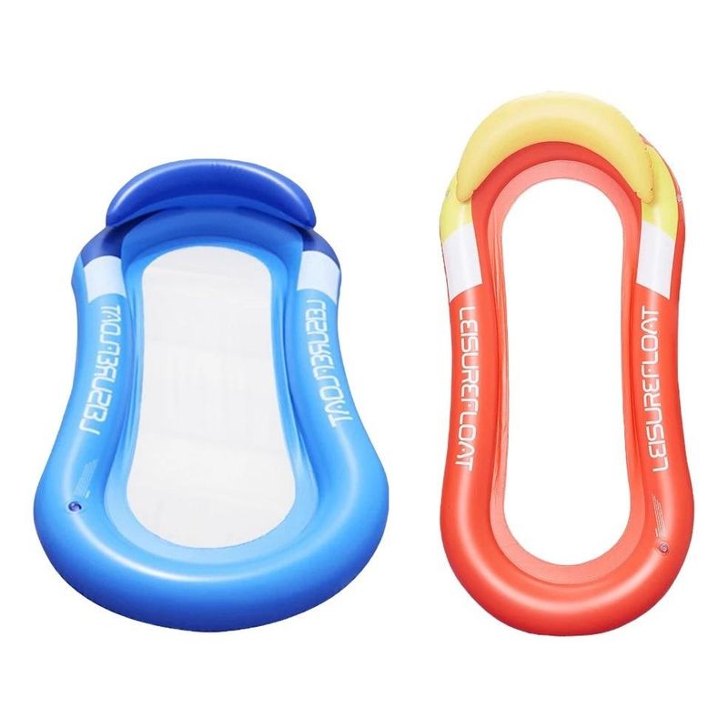 GENERICO - Tumbona Inflable Ergonómica para Flotar en Piscinas y Playas