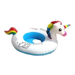 GENERICO - Flotador Inflable Unicornio para Niños Seguro y Colorido