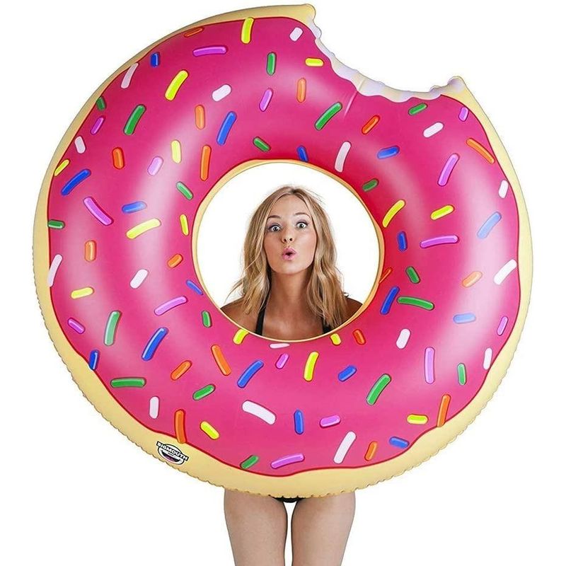 GENERICO - Flotador Inflable Dona 120 cm para Piscina y Playa