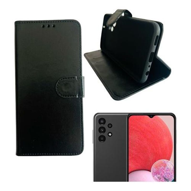 GENERICO - Funda Flip Cover de Cuero Sintético para Samsung A13 4G