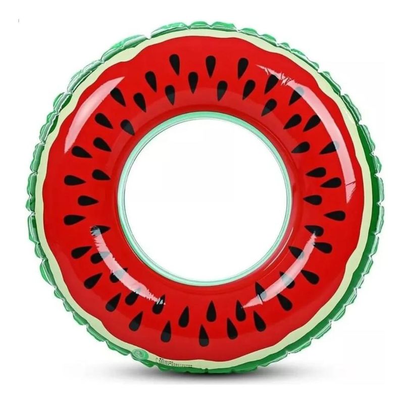 GENERICO - Flotador Inflable Sandía 120cm para Diversión en Agua