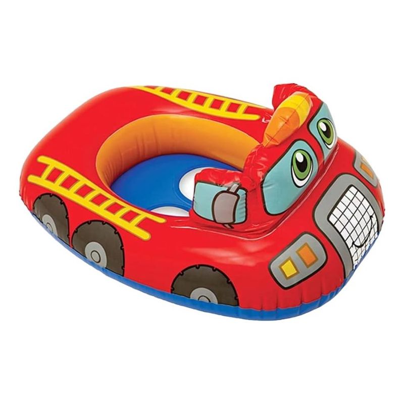 GENERICO - Flotador Infantil Inflable Diseño Camión de Bomberos
