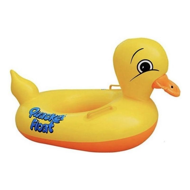 GENERICO - Flotador Inflable Pato Amarillo para Diversión Infantil