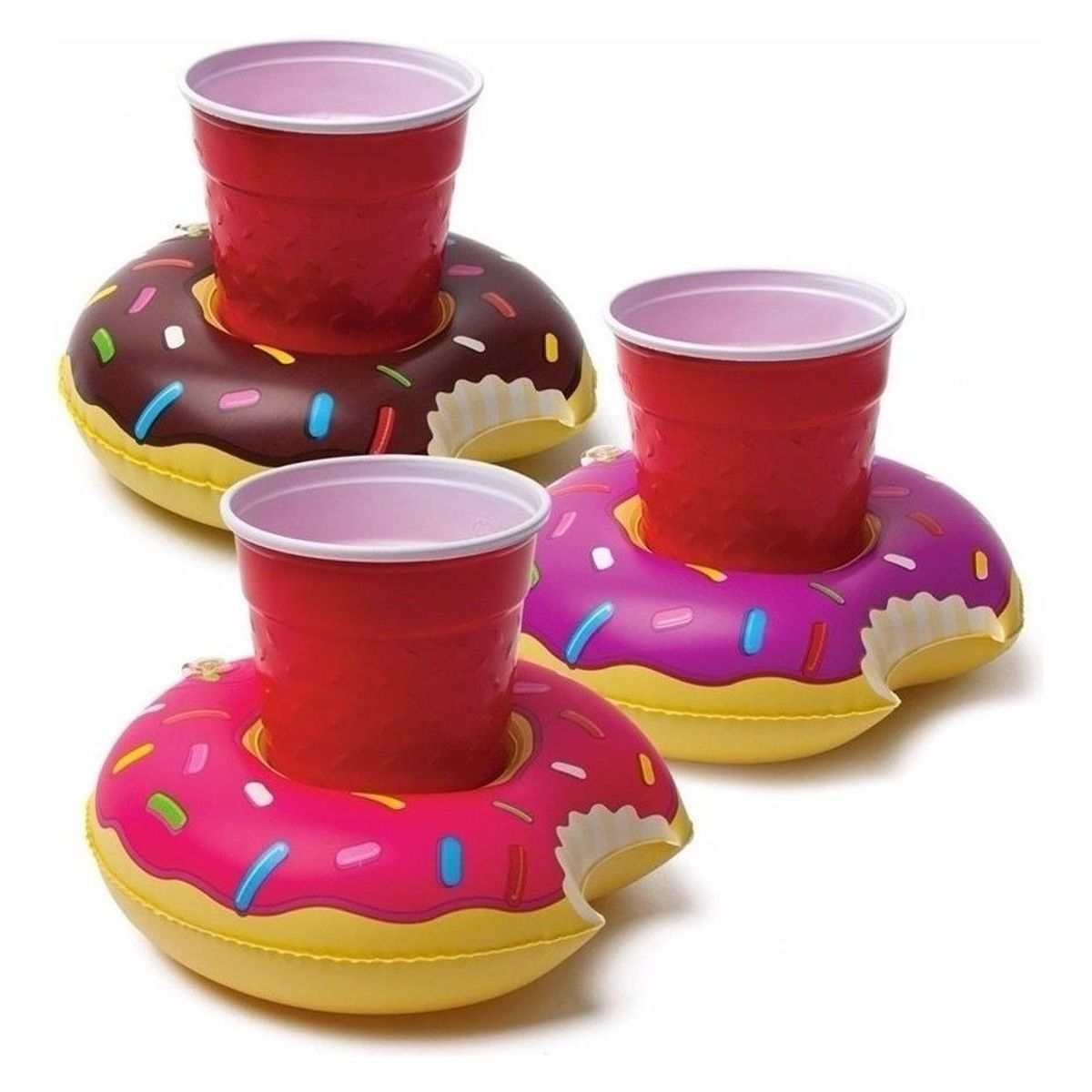 GENERICO - Diversión en la piscina Pack 6 Mini Flotadores Vacacionales