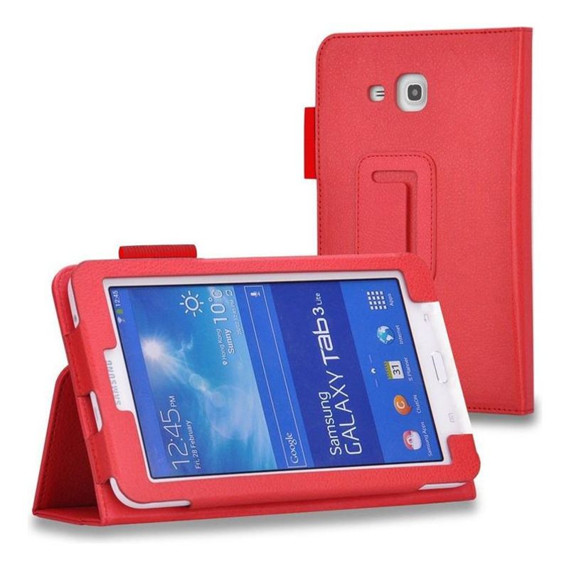 GENERICO - Funda Tipo Libro para Samsung Tab 3 Lite - Resistente y Estilizada