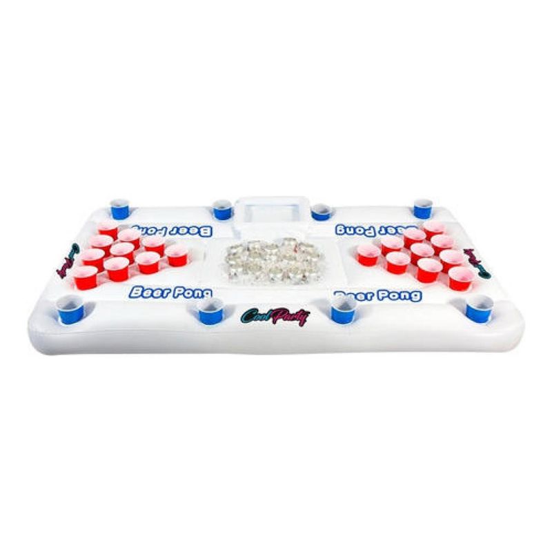 GENERICO - Flotador Inflable para Fiesta de Beer Pong en la Piscina
