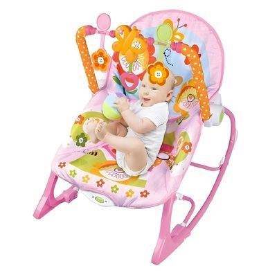 Imagen 2 del producto Silla Mecedora Para Bebé con vibracion Rosado
