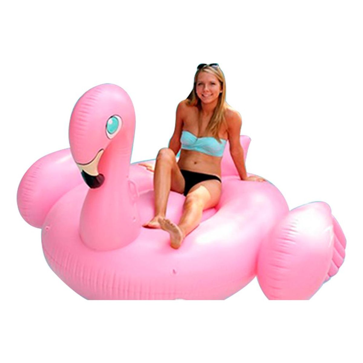 GENERICO - Flotador Inflable Flamenco Diversión Acuática en Colores