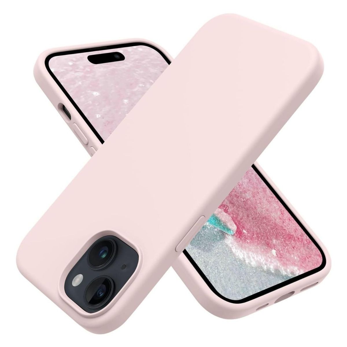 GENERICO - Funda Antihuellas Slim para iPhone 15 Pro y Pro Max