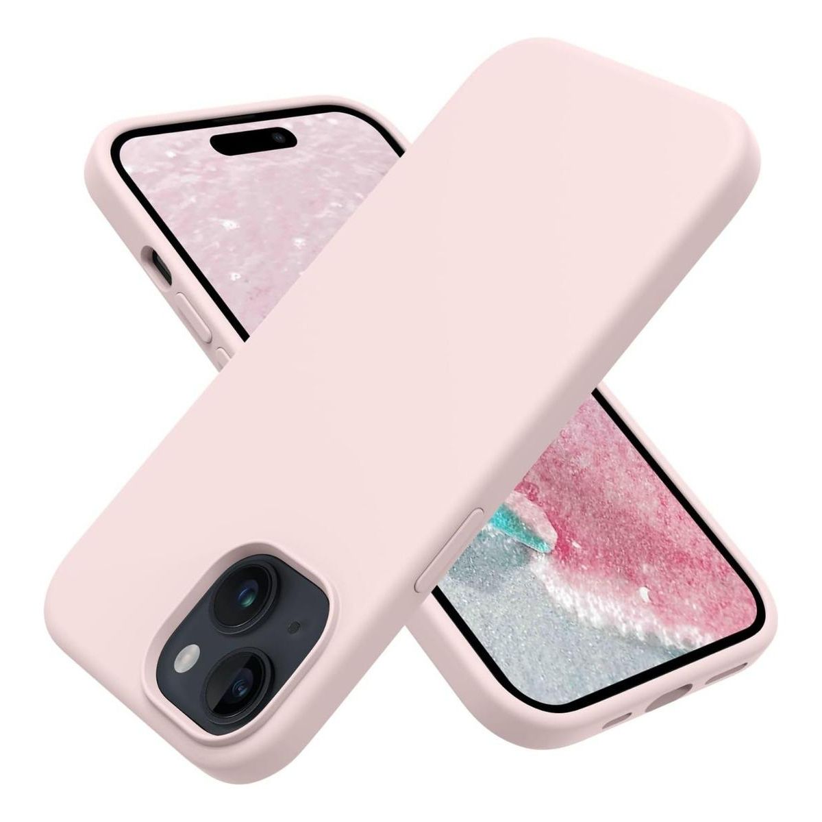 GENERICO - Funda Antihuellas Slim para iPhone 15 Pro y Pro Max