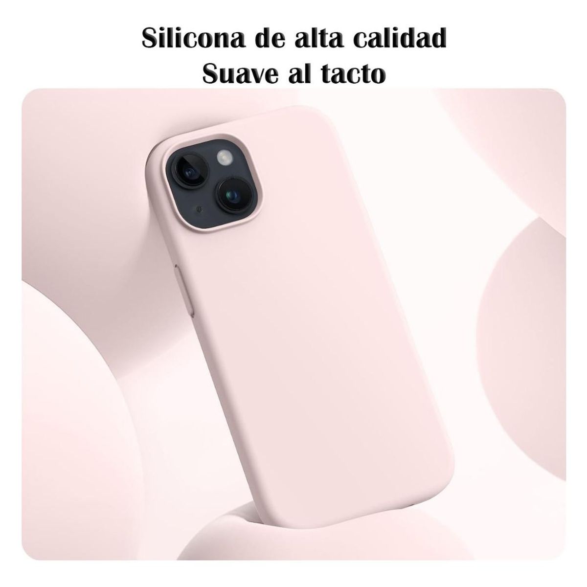 GENERICO - Funda Antihuellas Slim para iPhone 15 Pro y Pro Max