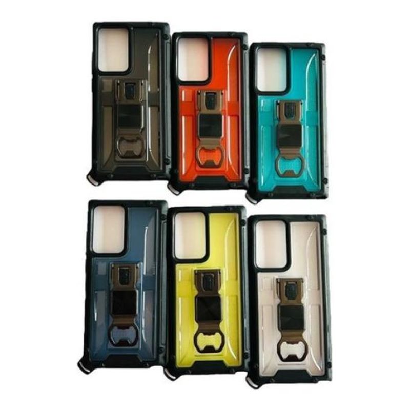 GENERICO - Funda Antigolpes con Soporte Plegable para Note 20 Ultra