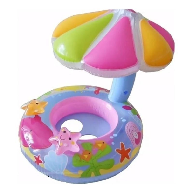 GENERICO - Silla Flotante Inflable Multicolor para Diversión Acuática