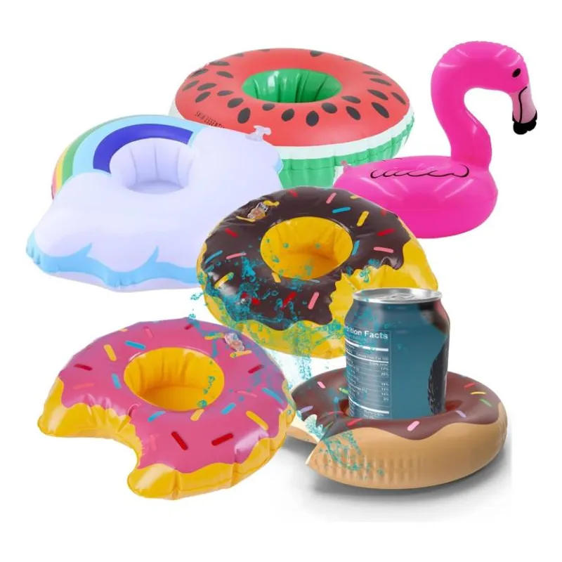 GENERICO - Divertidos Mini Flotadores para Vasos en la Piscina