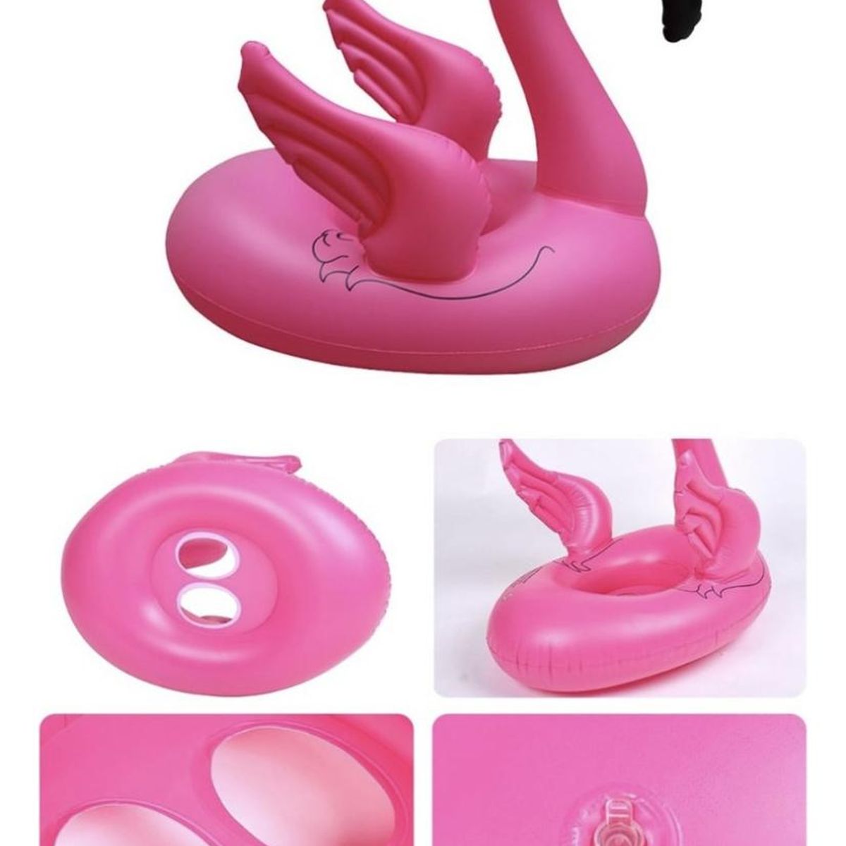 GENERICO - Flotador Inflable de Flamenco para Niños de 2 a 4 Años