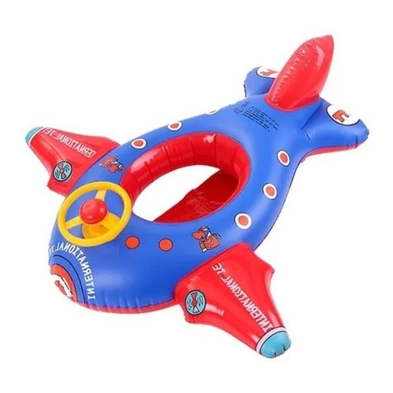 GENERICO - Flotador Inflable de Avión Colorido para Niños en Verano