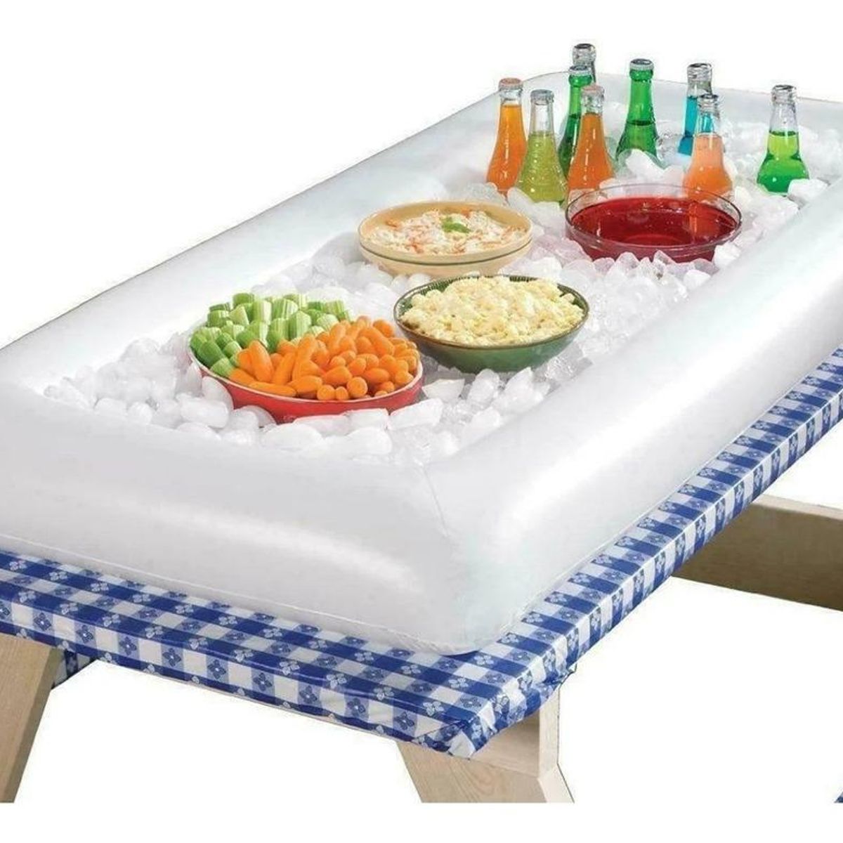 GENERICO - Bar Inflable Enfriador de Bebidas para Fiestas y Piscinas