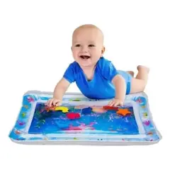 GENERICO - Alfombra Inflable Sensorial para Bebés con Agua y Juguetes Flotantes