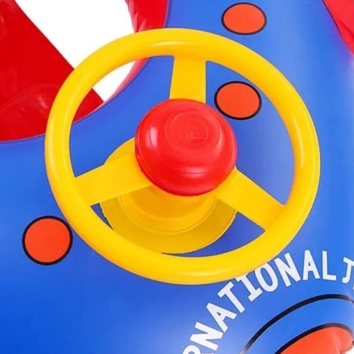 GENERICO - Flotador Inflable en Forma de Avión Colorido para Niños