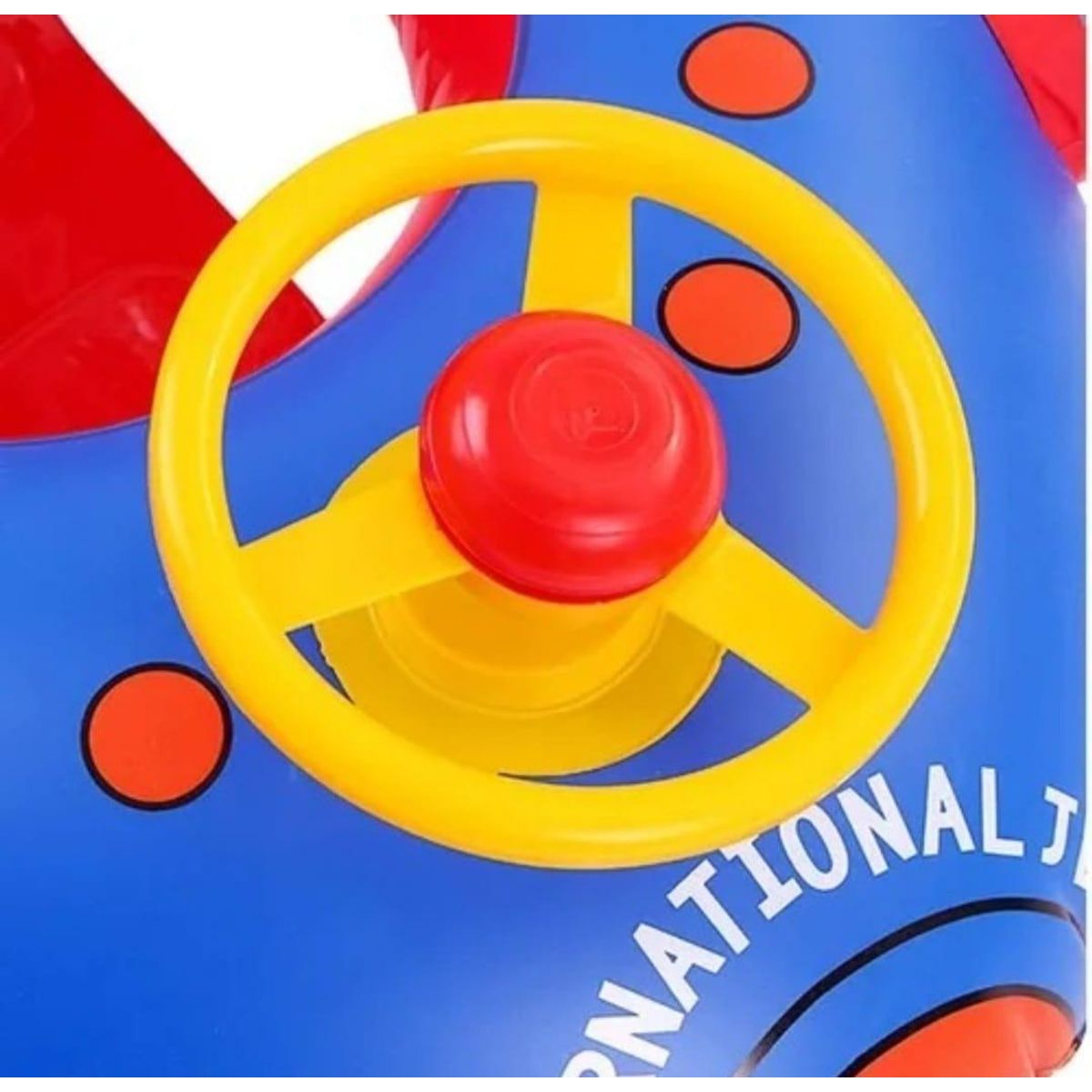 GENERICO - Flotador Inflable en Forma de Avión Colorido para Niños