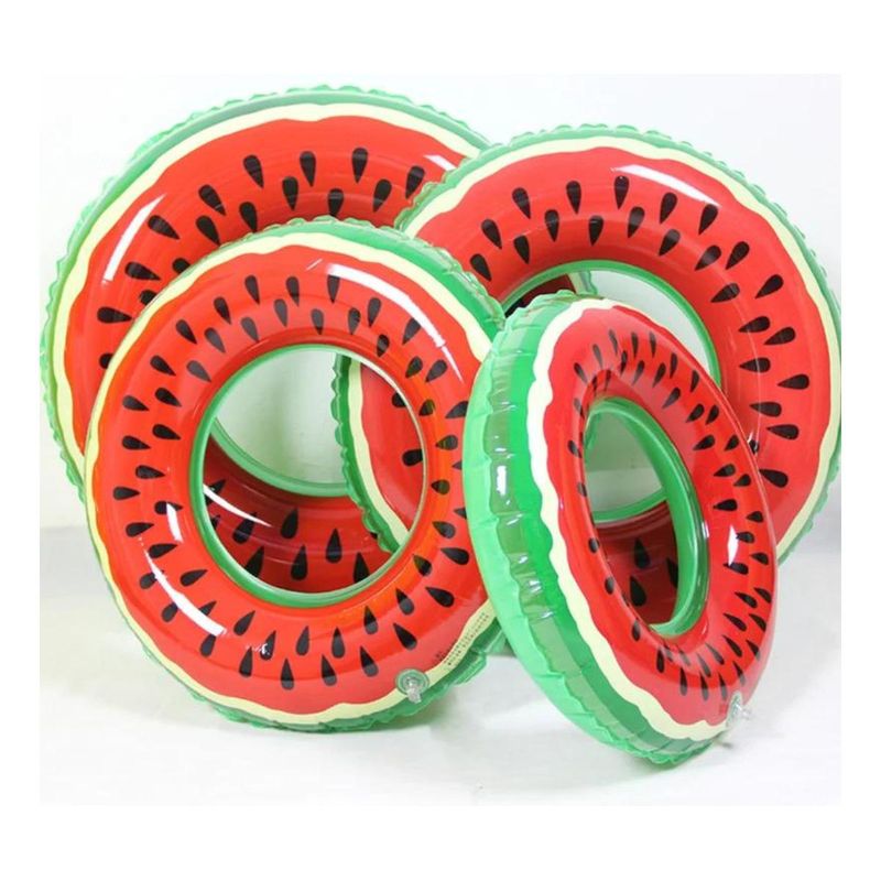 GENERICO - Divertido Pack de Flotadores de Sandía Inflables 60 cm