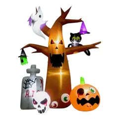GENERICO - Árbol Embrujado Inflable de 240 cm para Halloween