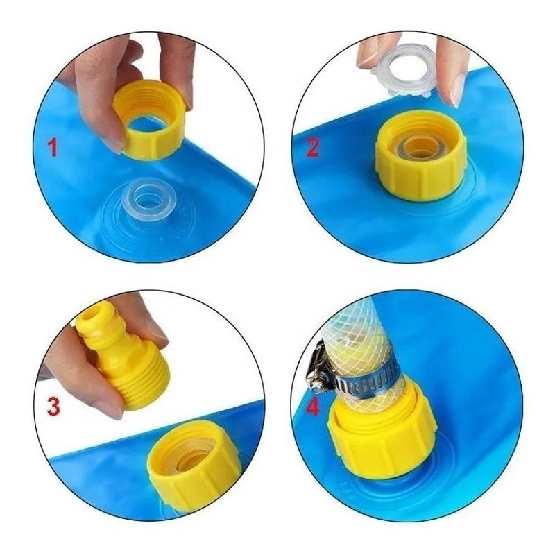 GENERICO - Alfombra de Agua Redonda 17m para Juegos de Verano