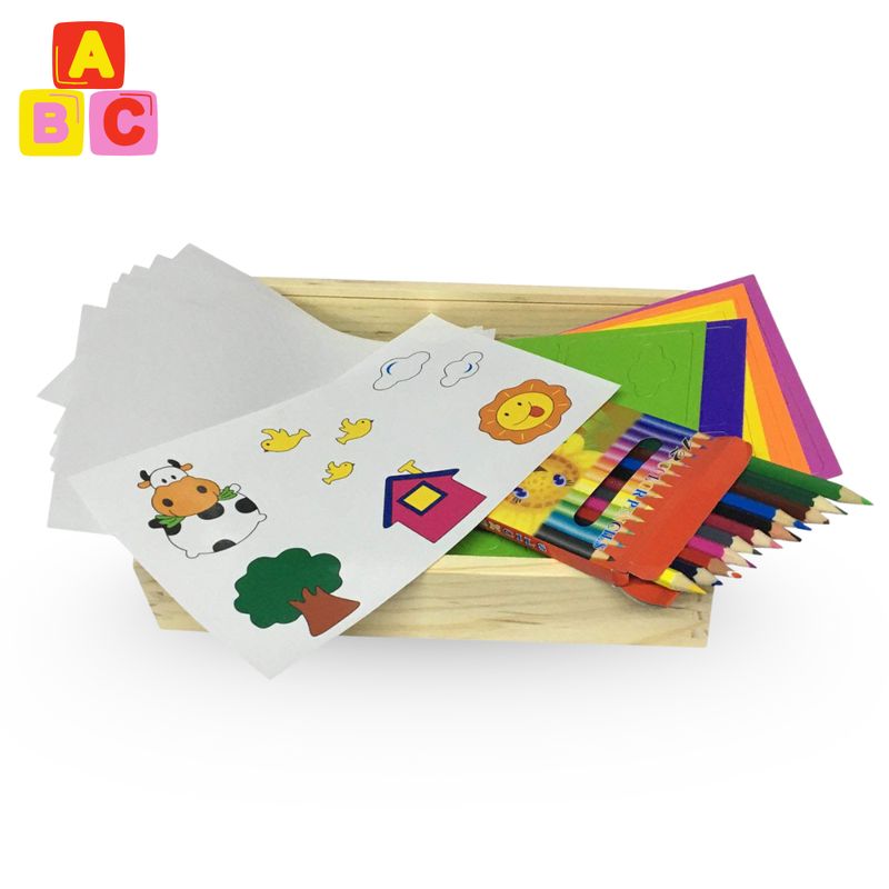 ABC - Set de Plantillas de Dibujo para Niños  Kit Creativo y Educativo