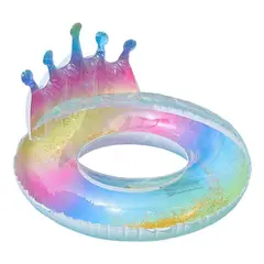 GENERICO - Anillo Flotador Brillante para Diversión en la Piscina