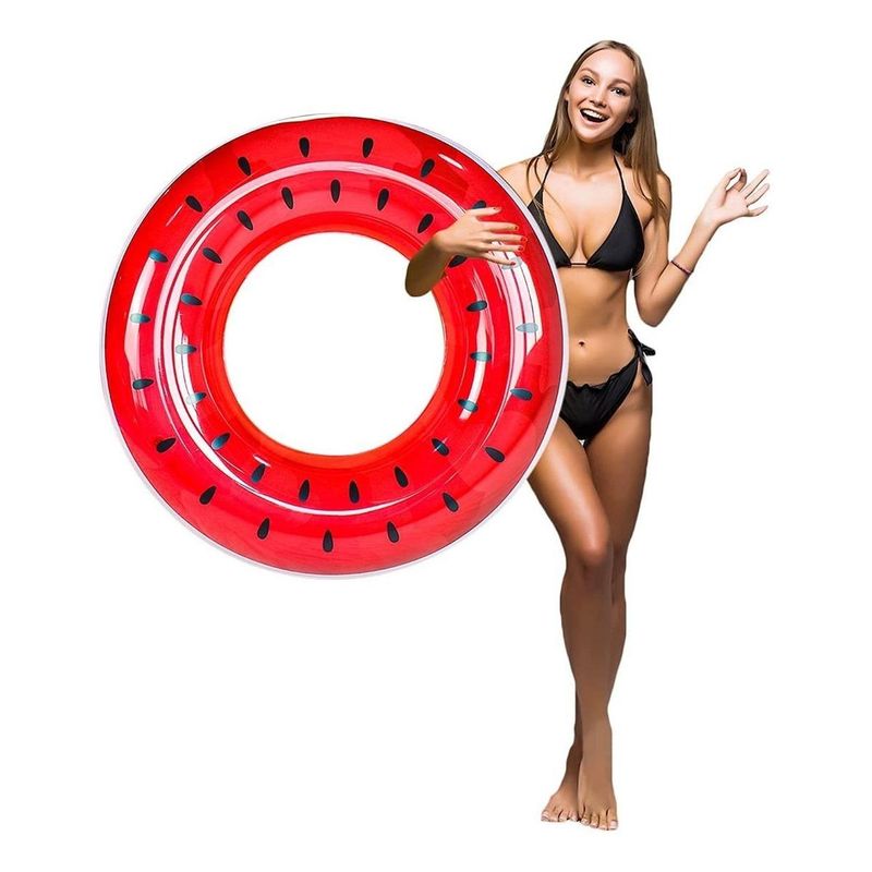 GENERICO - Flotador Inflable Anillo con Bola de Playa para Todos
