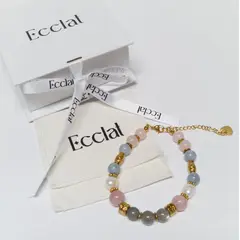GENERICO - Pulsera piedras Labradorita - perlas barrocas - calcedonia