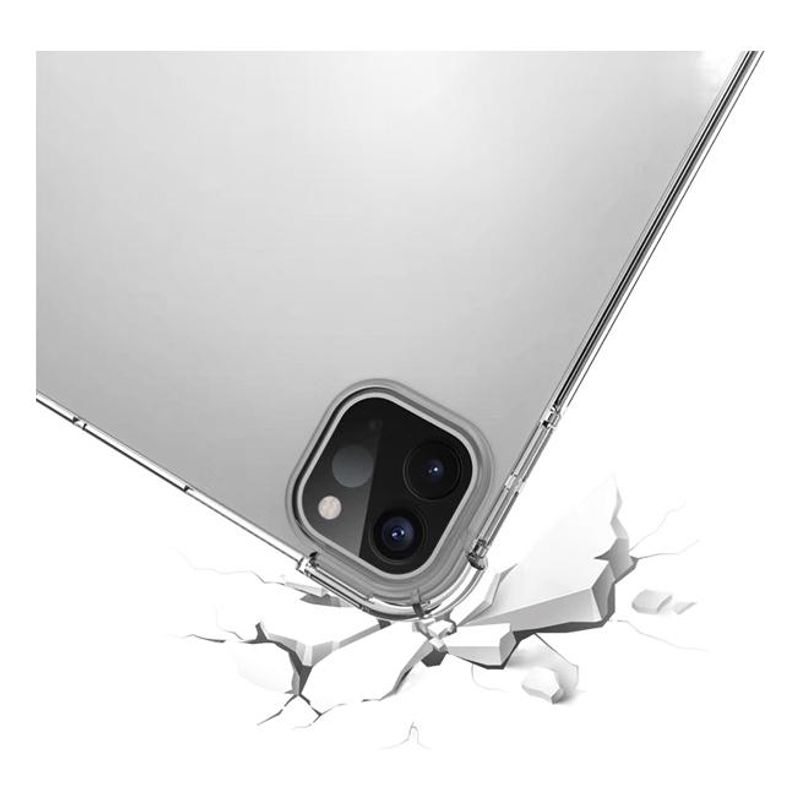 GENERICO - Carcasa Antigolpes Transparente Silicona para iPad