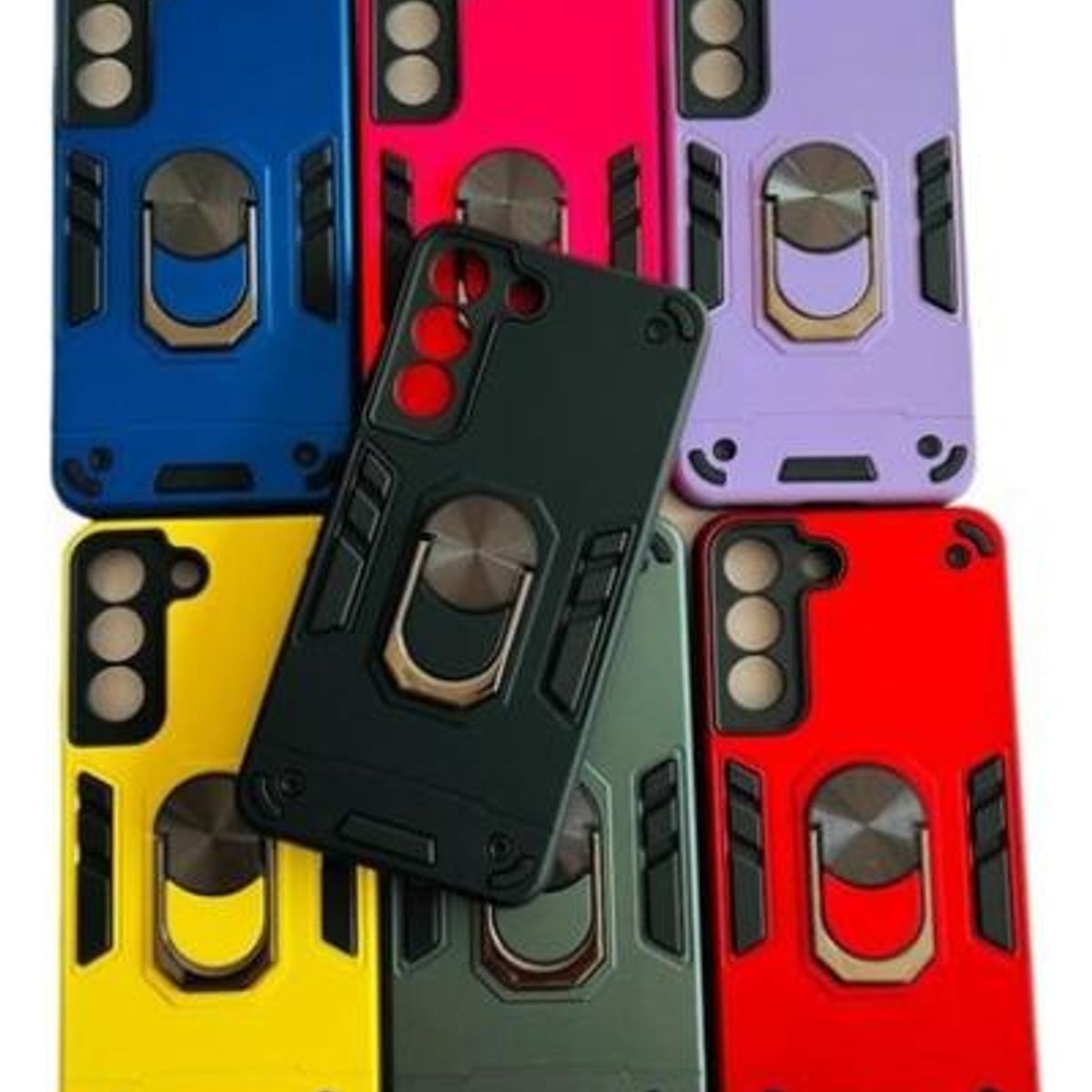 GENERICO - Funda resistente con anillo giratorio para Samsung S23 Plus