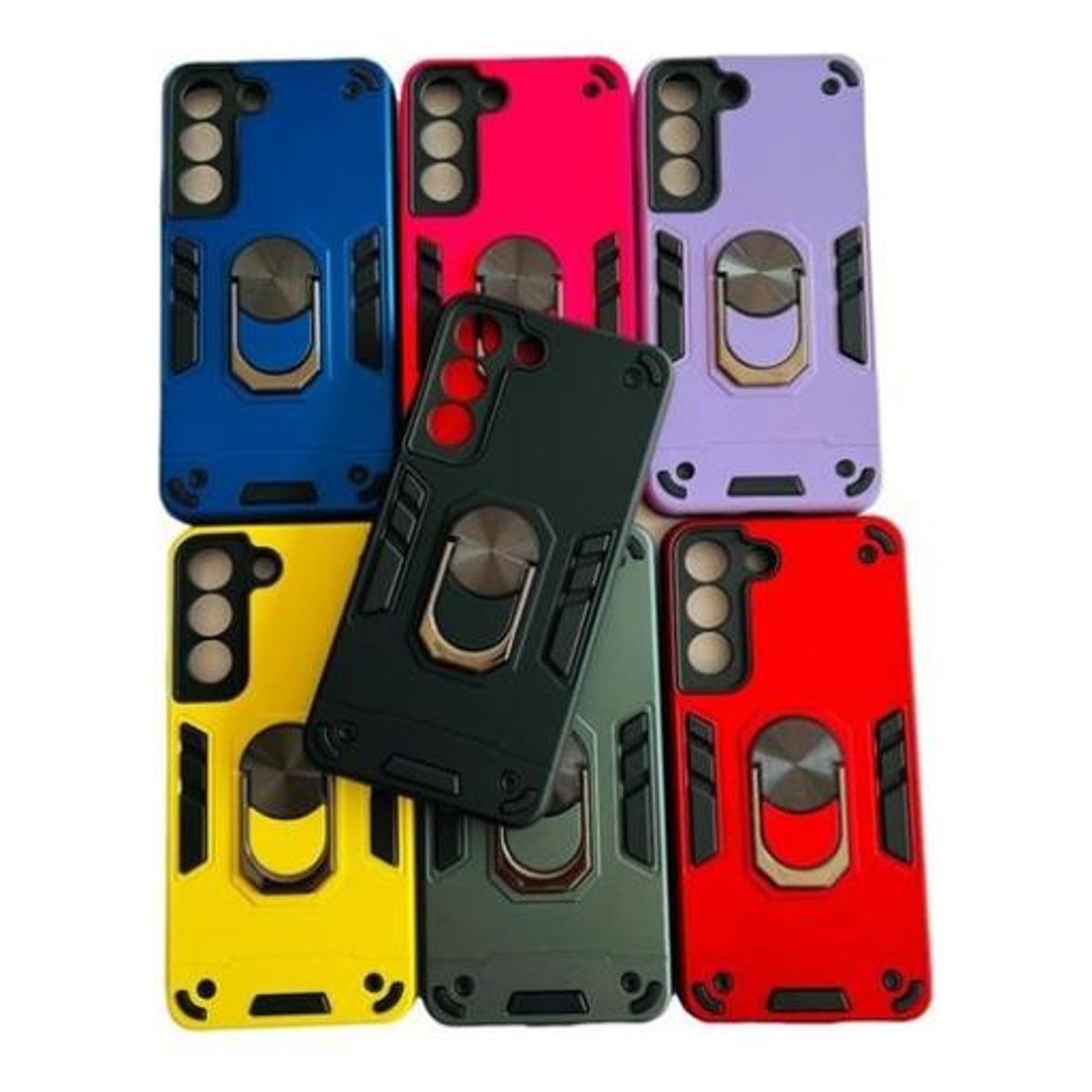 GENERICO - Funda resistente con anillo giratorio para Samsung S23 Plus