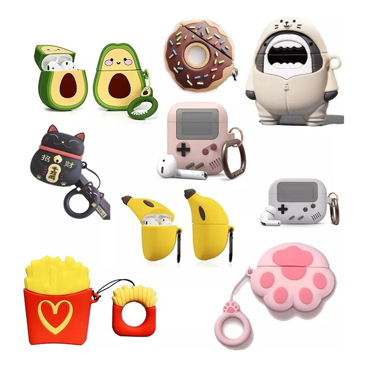 GENERICO - Funda de Silicona Colorida para AirPods Serie 3 Pro