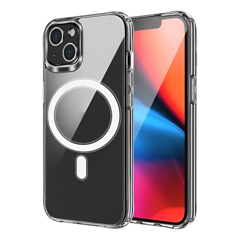 GENERICO - Funda Transparente para iPhone 15 con carga MagSafe segura