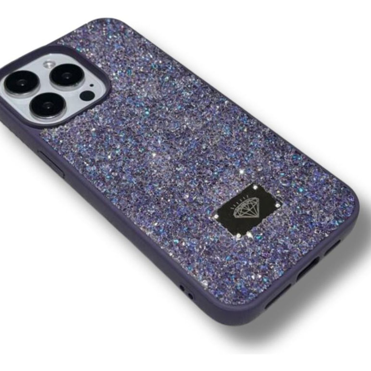 GENERICO - Funda Elegante Textura Brillante para iPhone en Silicona