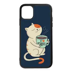 GENERICO - Carcasa Antigolpes Gatitos para iPhone 11 Pro en Negro