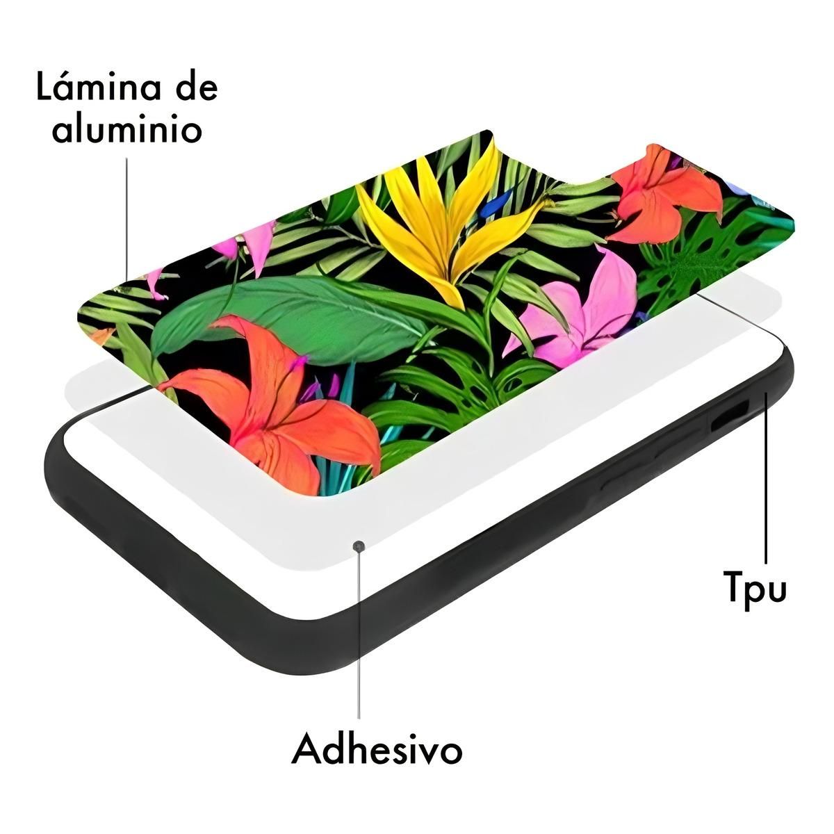 GENERICO - Funda Antigolpes para Xiaomi Mi Note 10 Lite con Diseño Metalizado