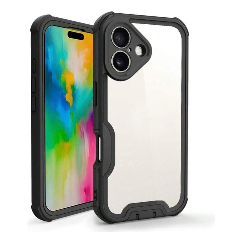 GENERICO - Funda Reforzada Transparente para iPhone 16 Plus Antigolpes