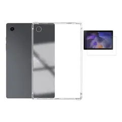 GENERICO - Funda de Silicona Reforzada y Vidrio Templado para Tablet 105