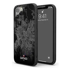 GENERICO - Funda Protectora Personalizada con Diseño de Mapa Santiago