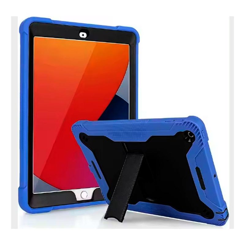 GENERICO - Funda Antigolpes de Silicona para iPad 102 AzulProtegido