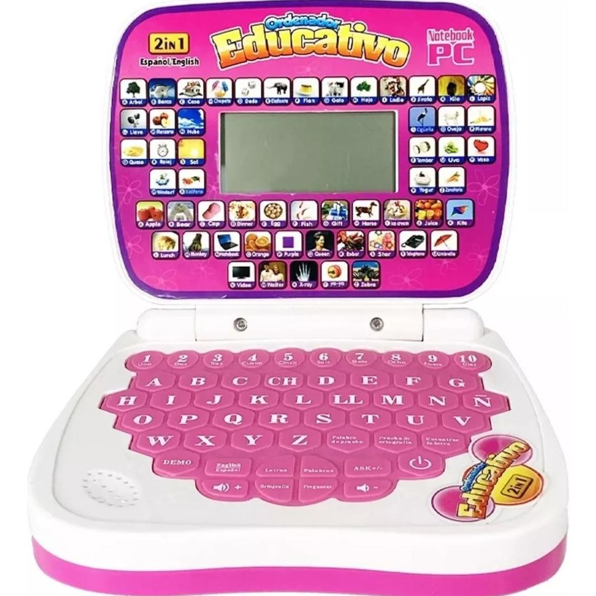 GENERICO - Computador Educativo Multilenguaje para Niños de 1 a 10 Años