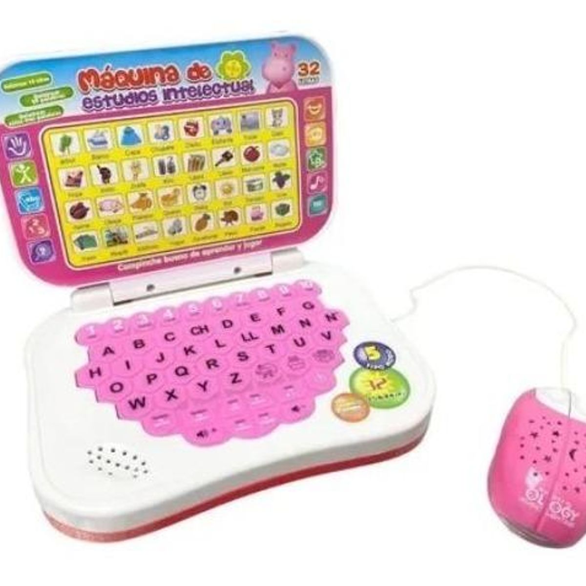 GENERICO - Computador Didáctico Portátil para Aprender y Jugar