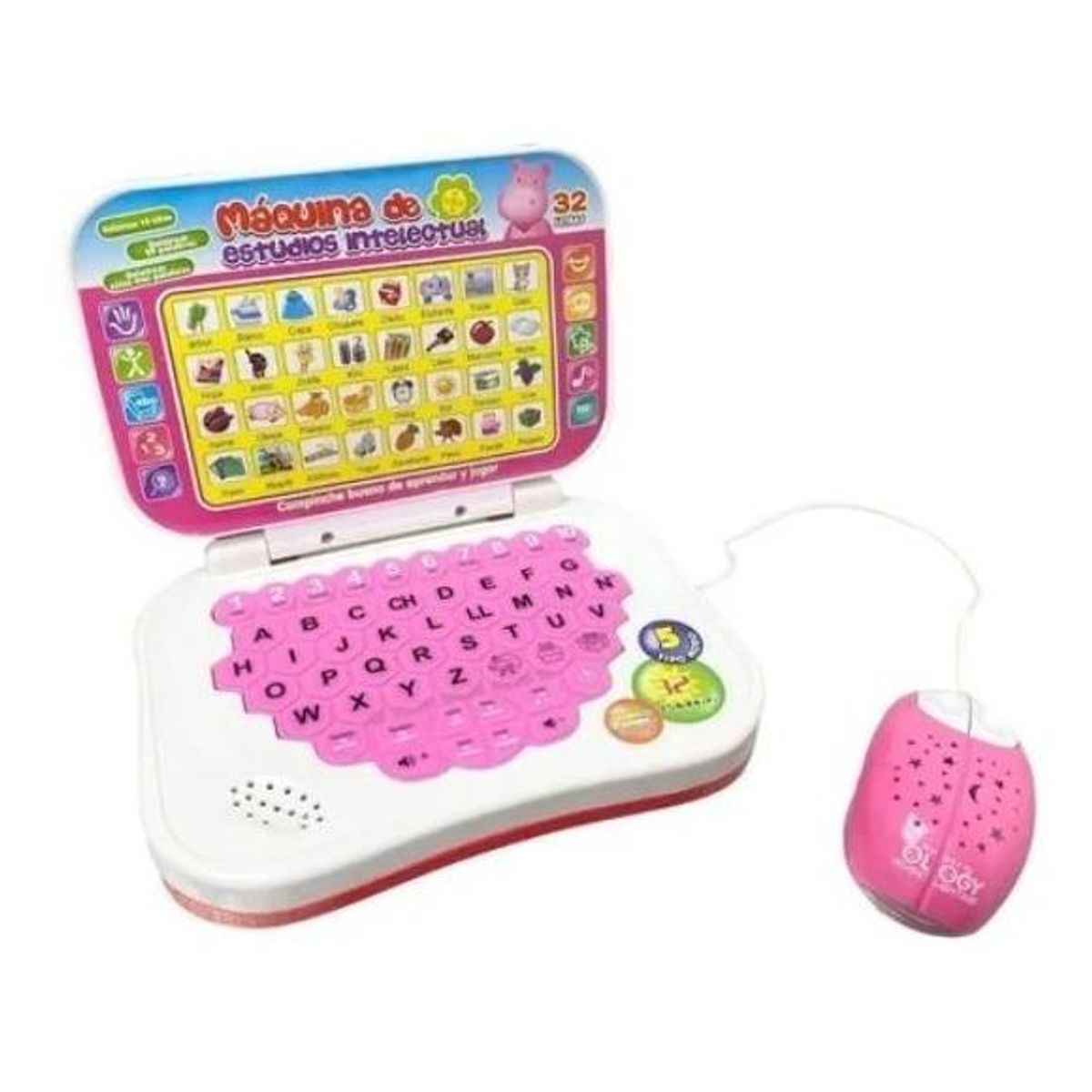 GENERICO - Computador Didáctico Portátil para Aprender y Jugar