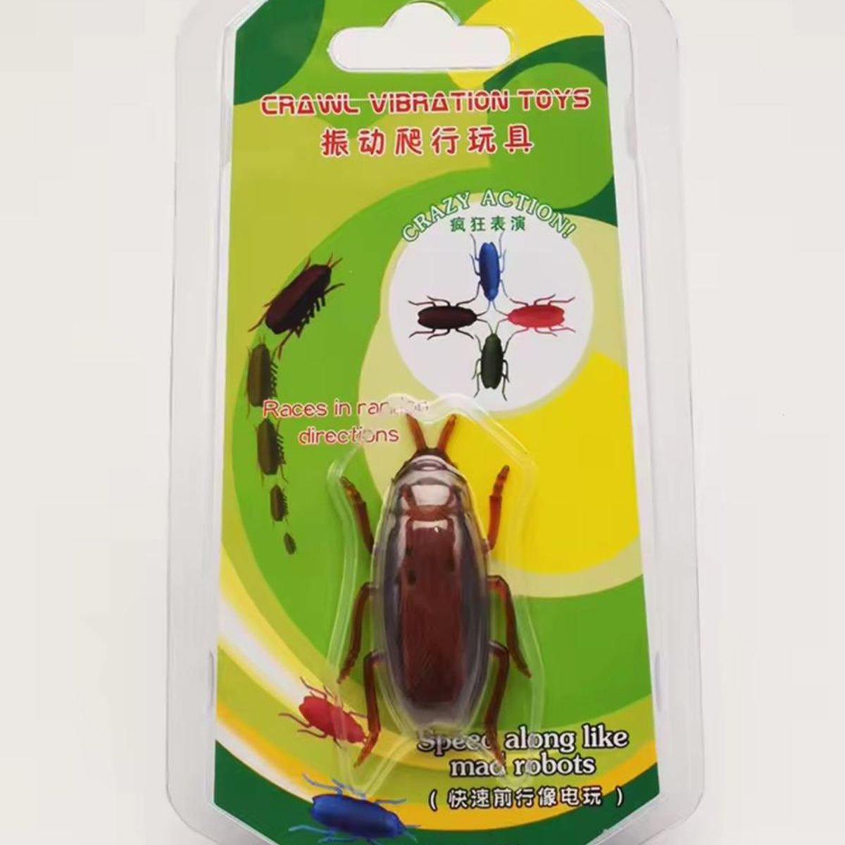 GENERICO - Cucaracha Eléctrica Interactiva para Gatos con Catnip