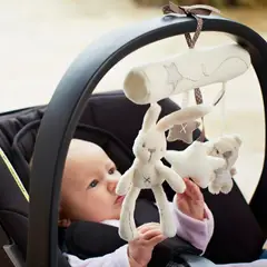GENERICO - Móvil Musical de Felpa para Bebés y Niños en Cuna y Coche