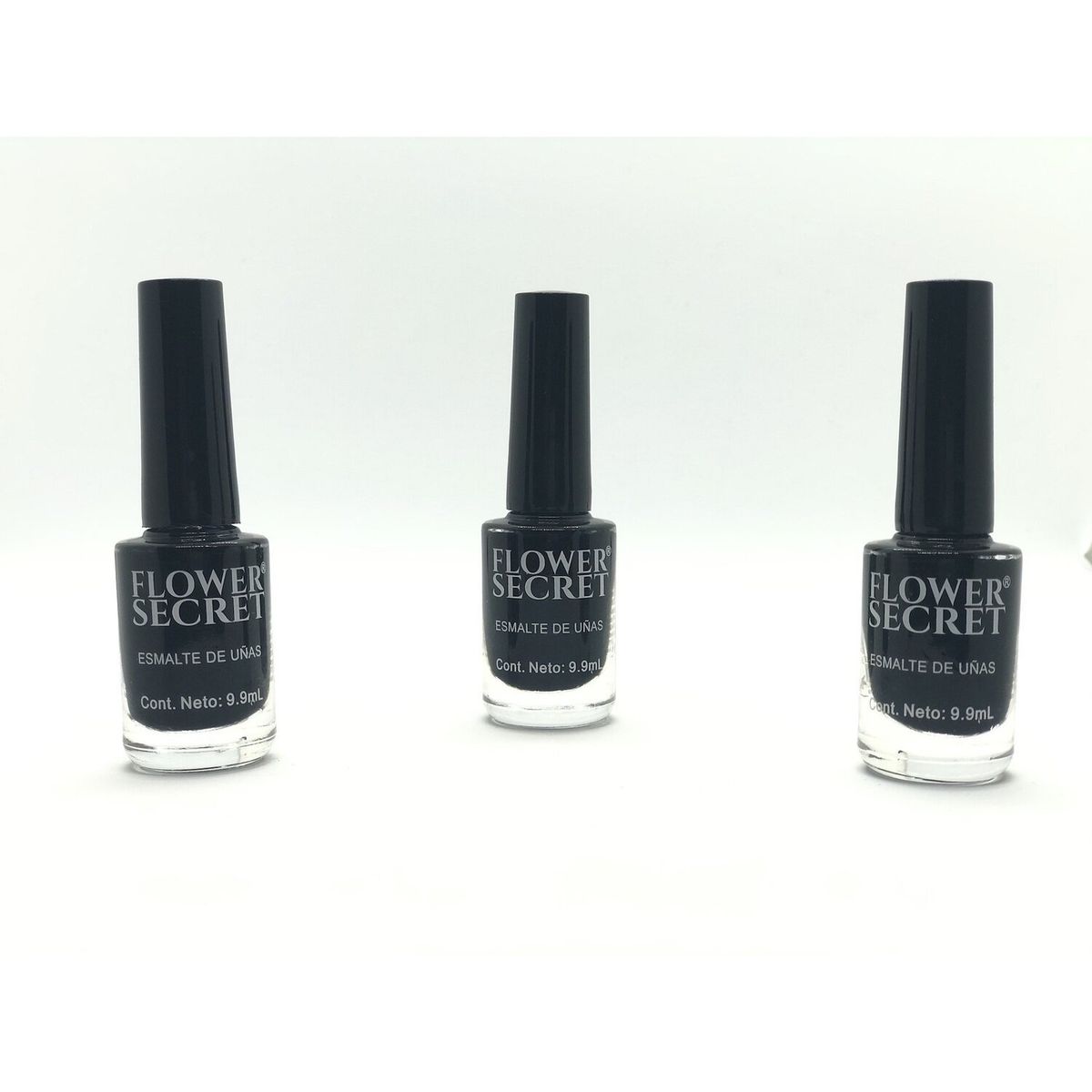 FLOWER SECRET - Esmalte De Uñas Color Negro