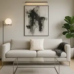 ARMONIA - Funda cojín blanca pelo trenzado suave dormitorio 758